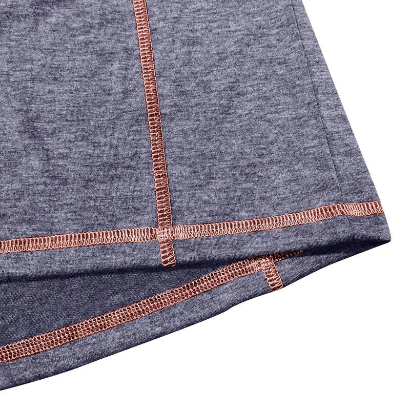 Men's Cotton Button Henley Neck Shirt Long Sleeve Casual Button Solid Color Fashion Streetwear Tops Tees T-Shirts Men Clothing