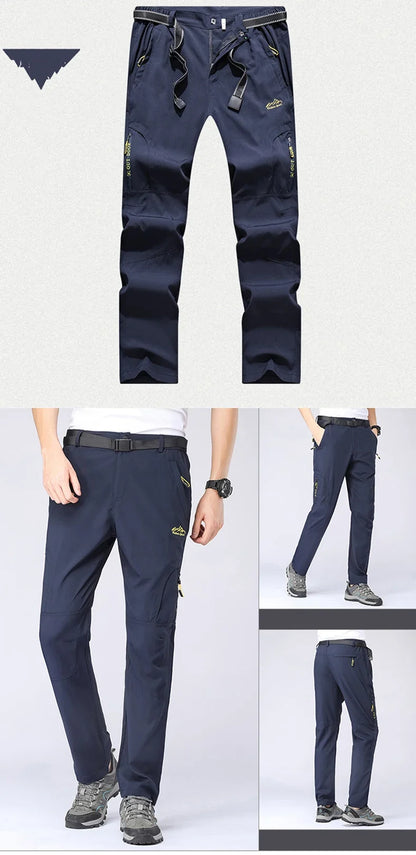 XL-5XL Lightweight Thin Summer Pants for Men Sweatpants Stretch Quick Dry Trousers Men Hiking Camping Men's Pants Joggers Summer
