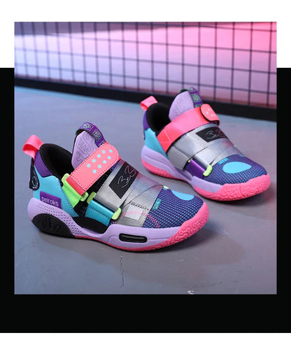 Kids Shoes Running Girls Boys School Casual Sports Tennis Sneakers Basketball Outdoor Lightweight Children Shoes Non-slip