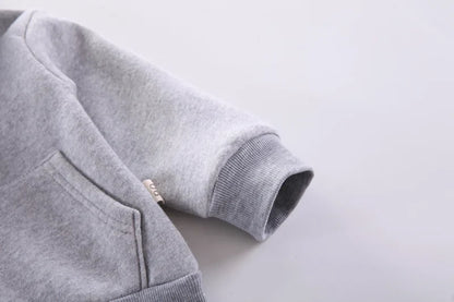 New Autumn Winter Fashion Baby Girls Clothes Children Boys Thicken Hoodies Pants 2Pcs/Set Toddler Sports Costume Kids Tracksuits