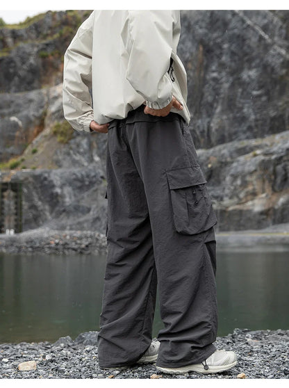 Outdoor Hiking Pants Male Waterproof Wear-Resistant Trekking Paratrooper Trousers Autumn Breathable Mountaineering Cargo Pants