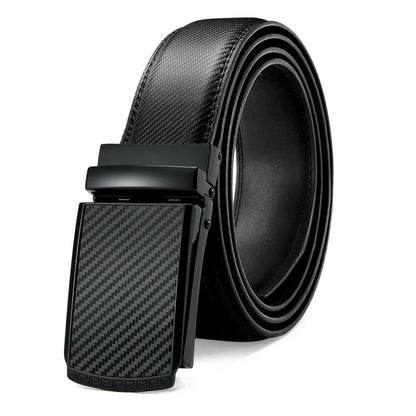 Men Belt Leather Belt  Automatic Genuine Leather Fashion Belts Ratchet Luxury Belts Men's Trouser Belt Belt for Men