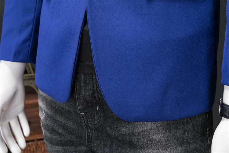 Plus Size 6XL-M Fashion Mens Solid Color Suit Jacket High Quality Business Slim Fit Casual Blazers Formal Social Wedding Tuxedo