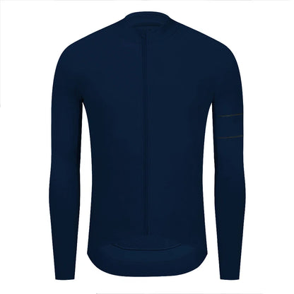 Cycling Jersey 10-20°C Autumn Long Sleeve Road Bike Clothes Thermal Fleece Warmth  MTB Bicycle Jersey