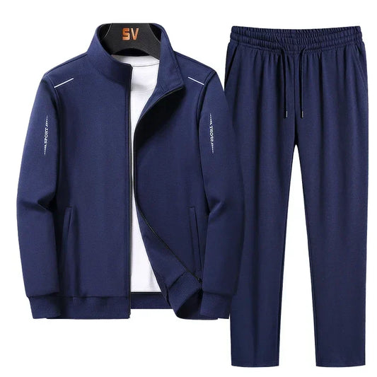 Men's Tracksuit Suit New Arrive Tracksuit Mens Casual Solid Solor Sweatpant Set Unisex Jogging Suit MEN Plus Size 6XL 7XL 8XL