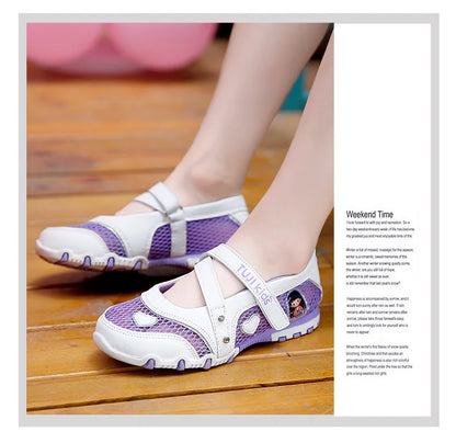Girls Sandals Gladiator Cartoon Soft Children Non-slip Beach Shoes Kids Summer Floral Sandals Princess Shoes Fashion Cute