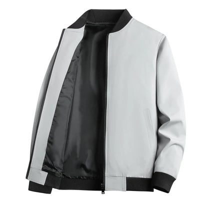 Spring Autumn Casual Solid Fashion Slim Outerwear Jacket Men Overcoat New Arrival Baseball Jackets Men's Jacket