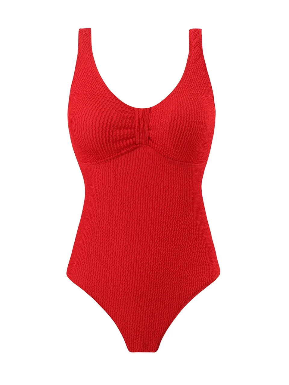 Slim V Neck Swimsuit Women 2025 New One Piece Vacation Swimwear Solid Bodysuit Female Bathers Swimming Monokini Summer Beachwear