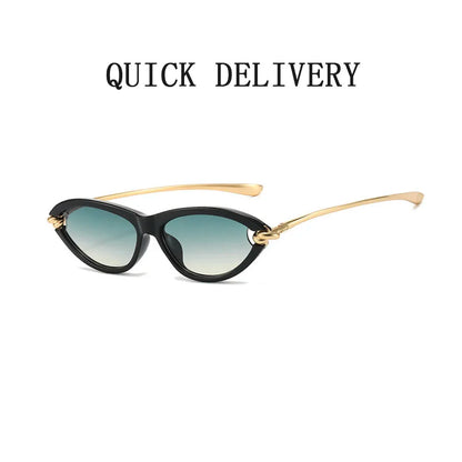 Designer Cat Eye Sunglasses Women Trendy 2026 Fashion Glasses Vacation Shades Luxe  Lunette Soleil Femme Lentes De Sol Mujer Sun