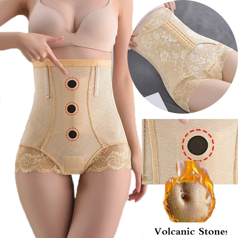 Lace Body Shaper Panties Shapewear Underwear High Waist Tummy Control Body Shaper Underwear Panties Slimming Waist