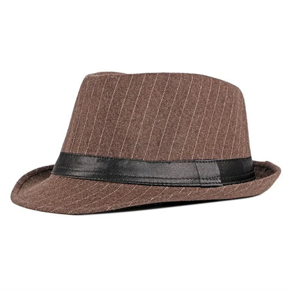 Spring Summer Wool Wedding Hat for Mid-Aged Men Couple Fashion Autumn Winter Party Plaid Luxury Design Jazz Hat Fedora Hat Women