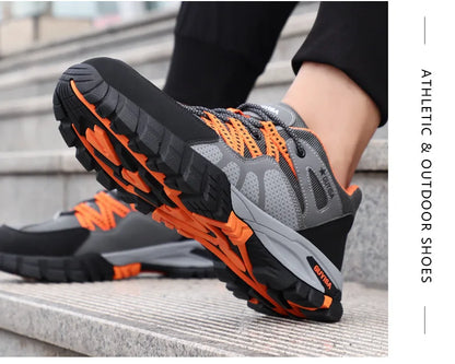 safety sneakers work man safety shoes Work shoes with steel toe anti puncture work  anti-slip boots indestructible shoes for men