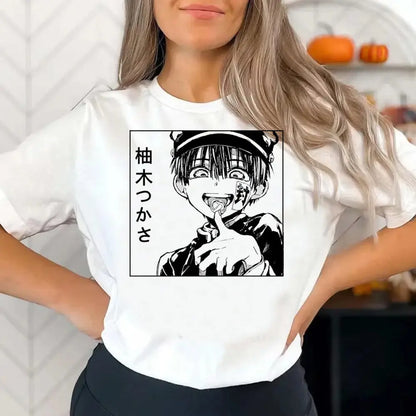 Toilet Bound Hanako Kun shirt girl Gothic harajuku  hip hop Digital Y2k shirt Classic Breathable harajuku 2000s Comfortable