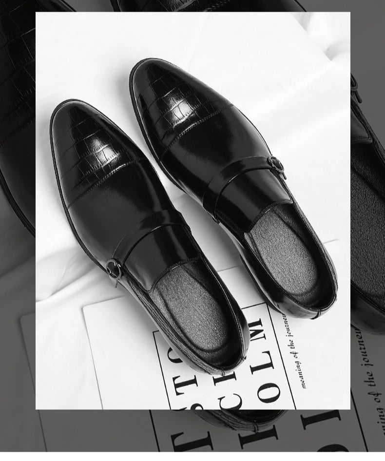 Designer Cow Leather Elegant Shoes Man Summer Autumn Business Casual Wedding Shoes Male British Style Fashion Dress Shoe Man