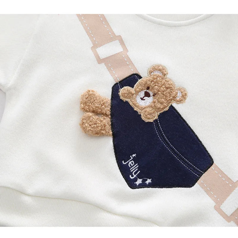 New Spring Autumn Baby Girl Clothes Children Boys T-Shirt Pants 2Pcs/Sets Toddler Casual Costume Infant Outfits Kids Tracksuits