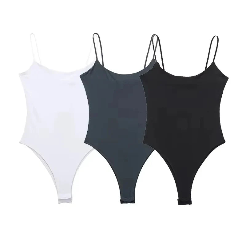 2025 Sexy Tight Bodys for Women White Black Backless Bodysuit Women One Pieces Jumpsuits for Women Sexy Lingerie Bodysuit