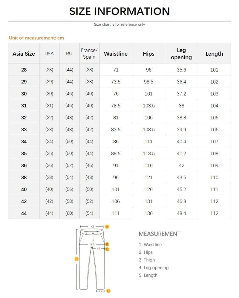 Winter Men's Fleece Warm Jeans Classic Black Plush Loose Straight Business Casual Pants Thermal Male Clothing 40 42 44