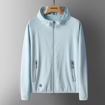 UPF50+ Summer UV Protection Hoodie Unisex Skin Coat Breathable Ice Silk Outdoor Sports Couple's Beach Street Lightweight Jacket