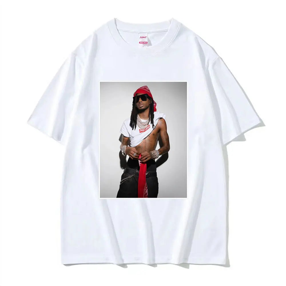 Playboi Carti Inspired Streetwear Tee Shirt Vintage Style Rap Aesthetic T-Shirt Men Women Harajuku Hip Hop High Quality T Shirts
