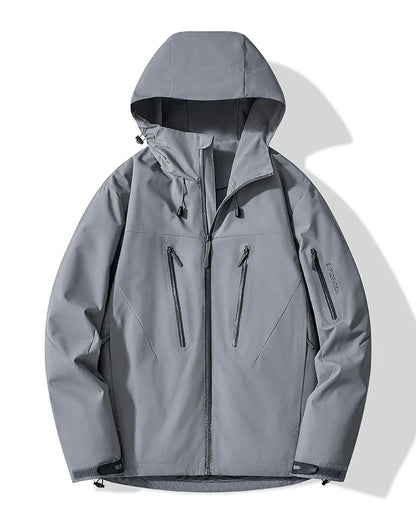 Unisex Rain Coat Hiking Camping Trekking Mountaineering Waterproof Jackets Men Women Outdoor Sporty Windproof Windbreaker