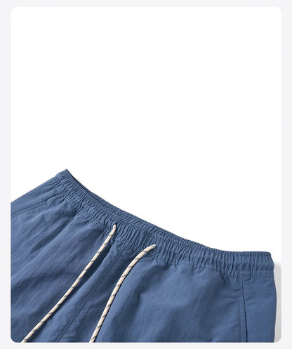 Quick Dry Nylon Shorts Loose Fit 130gsm Lightweight Summer Men's Essential Daily Wear Breathable Beach Shorts For Men