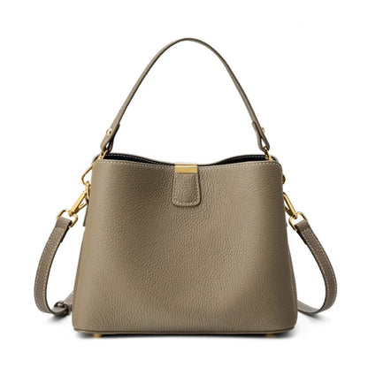 Genuine Leather Women's Bag Luxury Designer Shoulder Bag Large Capacity Cowhide Handbags High Quality Women Crossbody Bags