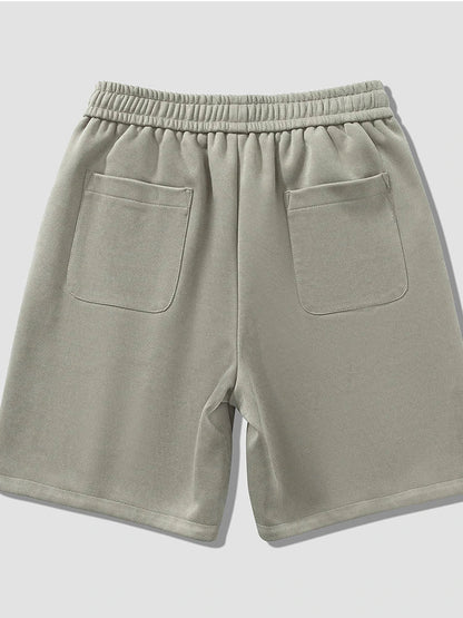 2024 New Summer Men's Shorts Drawstring Baggy Sweatshorts Male Wide Short Pants Sweatpants Streetwear Plus Size 8XL