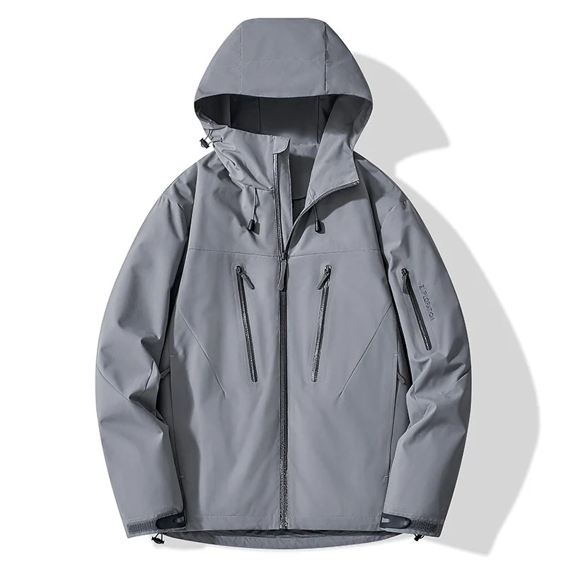 Unisex Rain Coat Hiking Camping Trekking Mountaineering Waterproof Jackets Men Women Outdoor Sporty Windproof Windbreaker