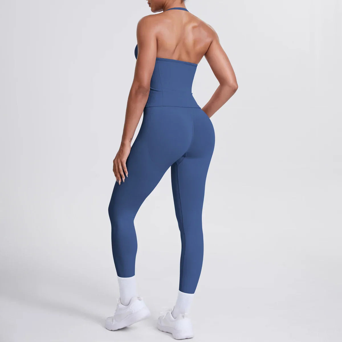 2 Piece Yoga Clothes Women Tracksuit Athletic Wear Pilates Fitness Suit Gym Workout Push Up Clothes Sports Bra Leggings Suit