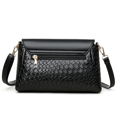 Women Small Square Flip cover Bags Retro Versatile Shoulder Strap Large Capacity Casual Portable Female Shoulder Crossbody Bags