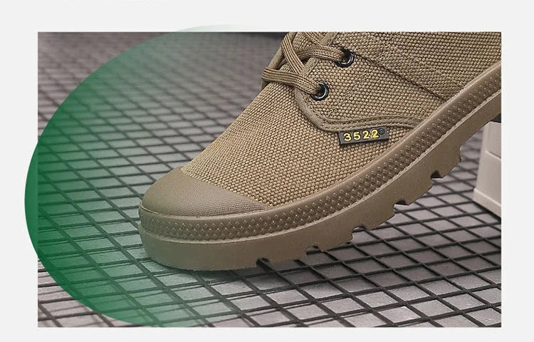Canvas Ankle Retro Male Shoes Short Barrel Booties High Quality Men's Boots Designer Fashion Cheap Comfortable New Non Slip Y2k