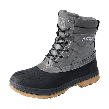 Plus Size 48 Outdoor Men Boots Winter Snow Boots for Men Training Work Boots Waterproof Slip-Resistant Keep Warm Winter Shoes