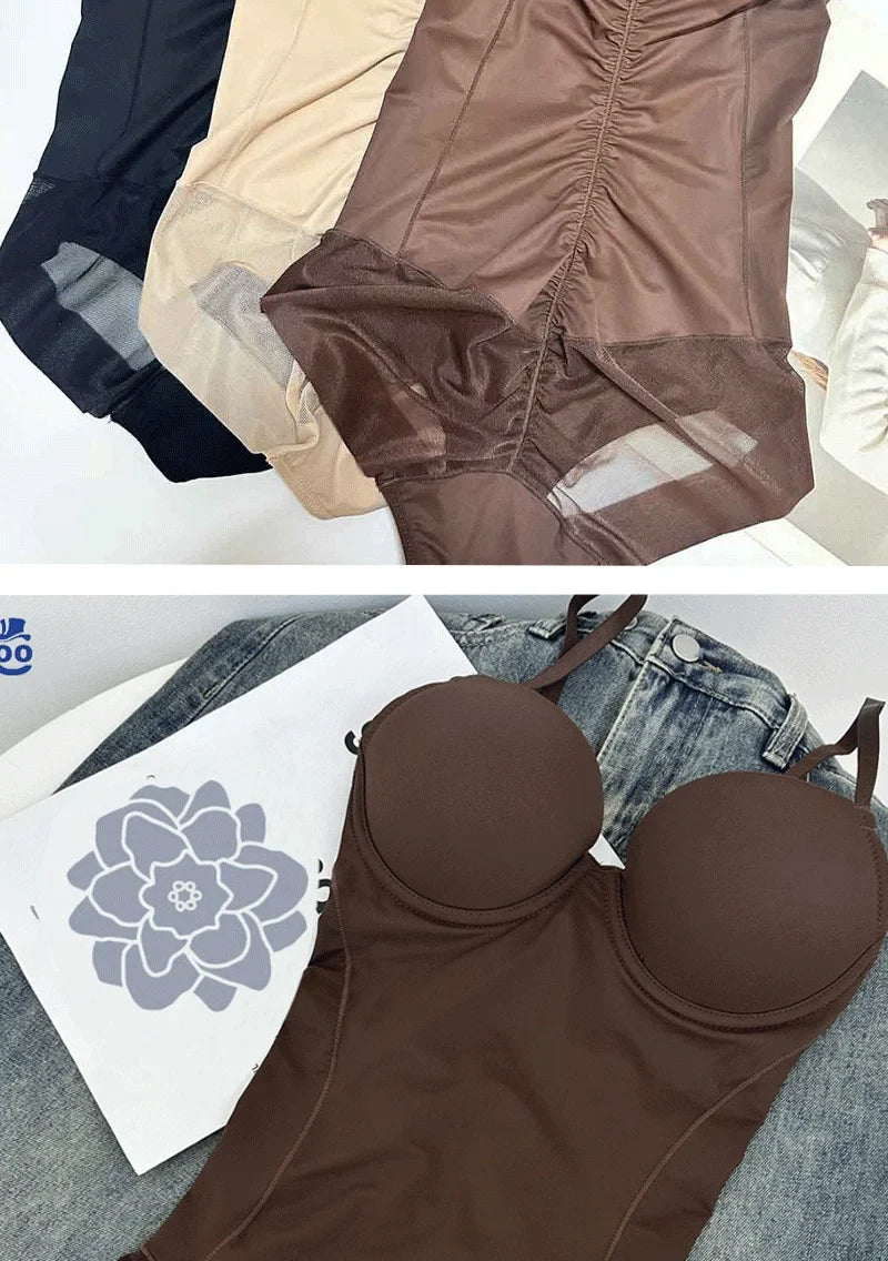 Women Shapewear Bodysuit Tight Slimming body Shaper Bodysuit with Bras