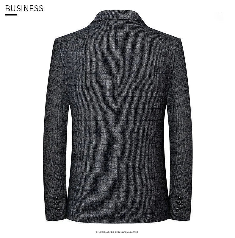 Brand 2026 Spring Blazers Para Men Retro Autumn Single Breasted Suits Blazer Mens Fashion Blazers Suits for Mens Luxury