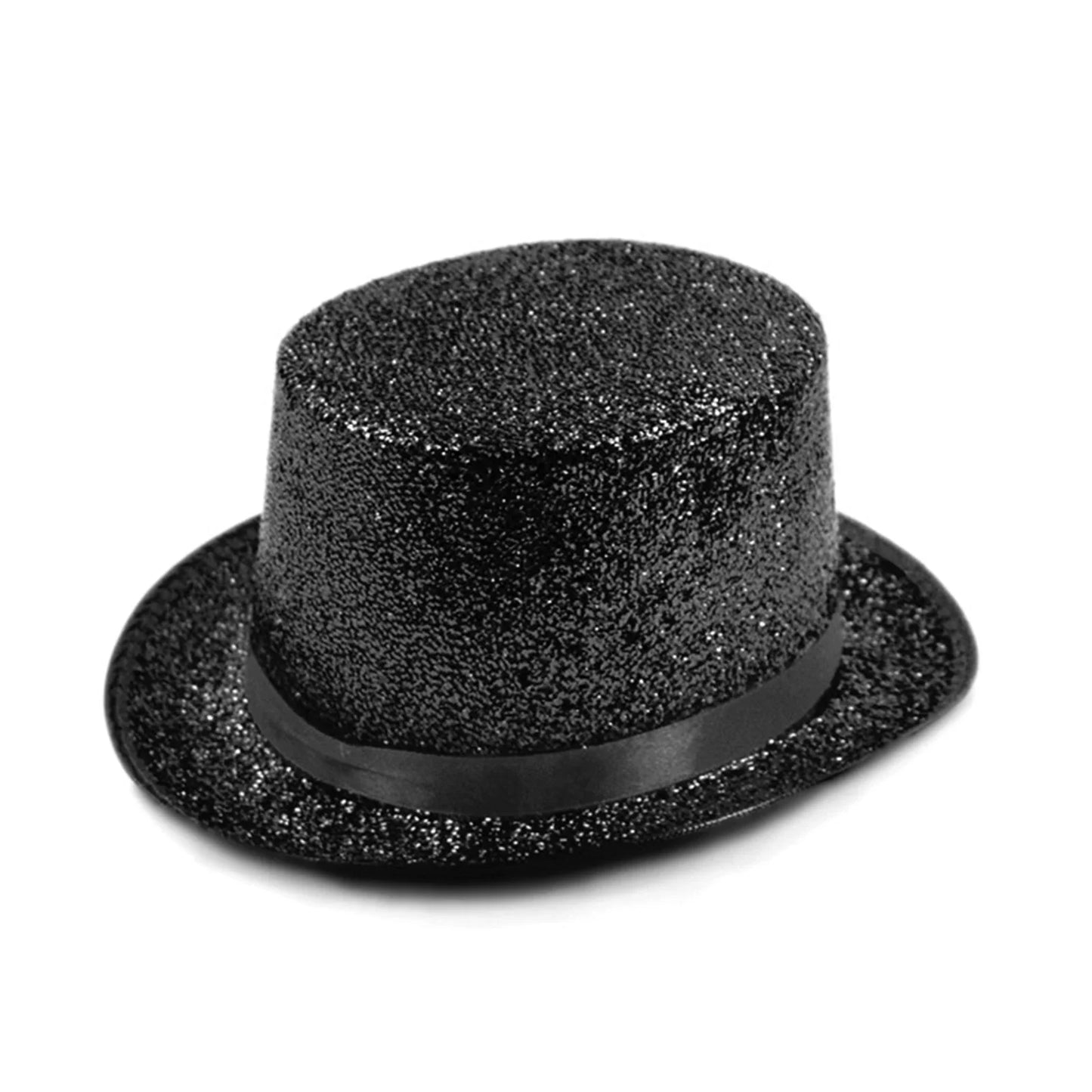 Magic Performance Hats British Style Fedora Glitter Jazz Caps Panama Evening Party Headwear for Women Men Gentleman Dancing Hat
