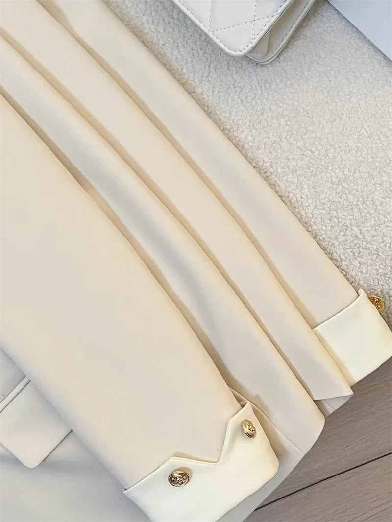 2025 Fashion Ladies Blazer Women Coat Spring Autumn Green Black Khaki Long Sleeve Female Business Work Wear  Formal Jacket