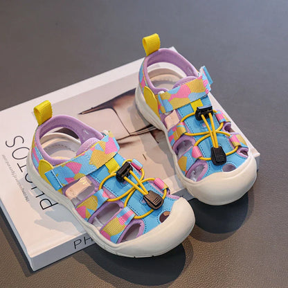 2025 Children's High Quality Close Toe Summer Beach Water Shoes Outdoor School Sport Sandals for Kids Toddler Boys Girls