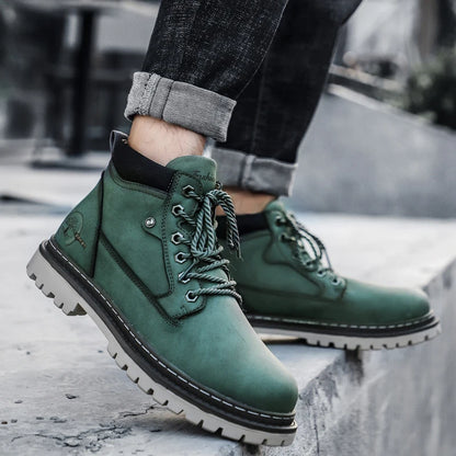 Brand Men Super Warm Snow Boots Winter Men's Ankle Boots Waterproof Short Outdoor Sneakers Autumn Men's Motorcycle