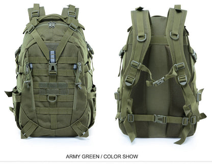 40L Tactical Backpack for Men Camping Hiking Backpacks Reflective Outdoor Travel Bags Survival Molle Climbing Rucksack Bag