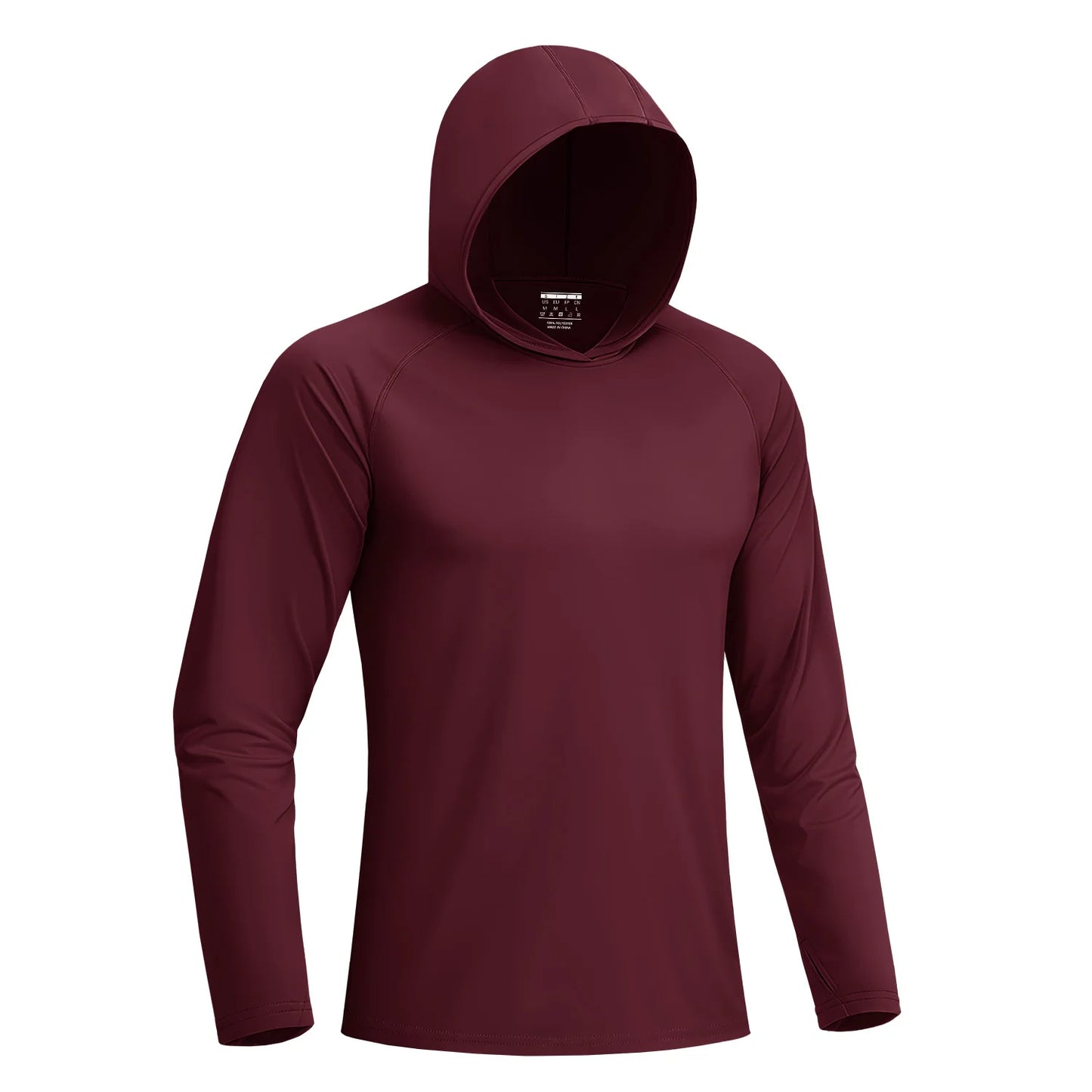 Sun Protection Shirts Mens Long Sleeve Hoodie Casual UV-Proof T-Shirts Breathable Lightweight Quick Dry T shirts Swim