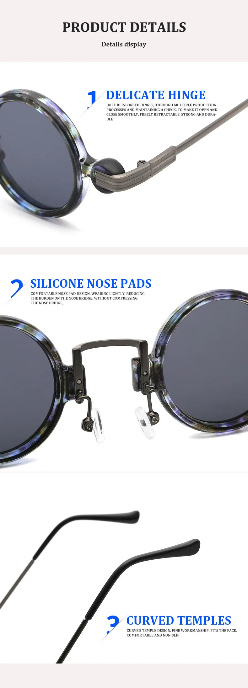 Small Round Punk Sunglass Men Vintage Vacation Steampunk Sunglasses Women Trendy Retro Fashion Glasses Gafas De Sol Hombre Vasos