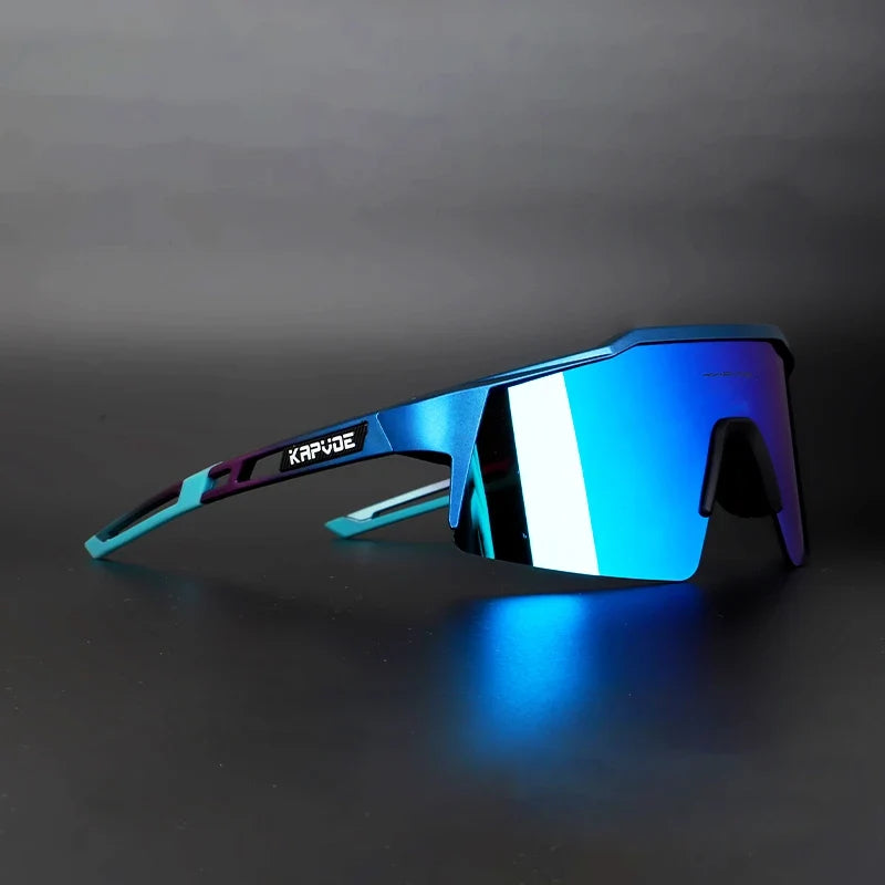 Cycling Sunglasses UV400 Cycling Glasses Polarized Built-in Myopia Frame Man Bicycle Eyewear Outdoor MTB Bike Goggles