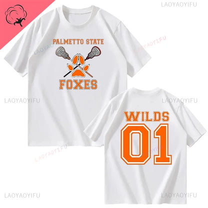 All for The Game Palmetto State Foxes Andrew Minyard Cotton High Quality EU Size Tops Men T-Shirt Y2k Unisex Harajuku Clothing