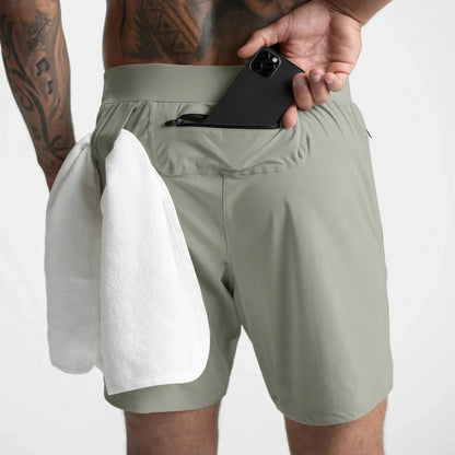 Mens Workout Fitness Shorts Camo Thin Style Breathable Jogger Gym Bodybuilding Quick Dry Running Shorts Zipper Phone Pockets