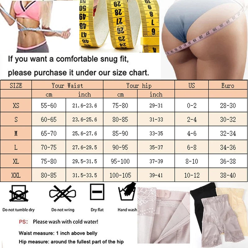 Zipper Tummy Control Panties High Waist Shapewear Brief Shorts Body Shaper Butt Lifting Silky Stretchy Fabric Seamless