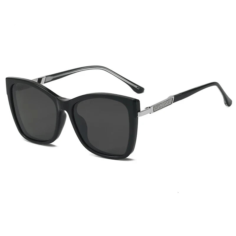 Fashion New Design TR90 Polarized Magnetic Clip-on Sunglasses Men and Women Polarized Sunglasses Optical Myopia Glasses