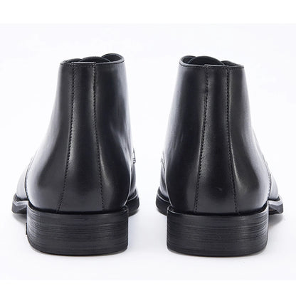 Calf Leather Men's Western Ankle Boots - Comfortable in Stock Chelsea Riding Boots for Men