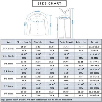 Toddler Boy Outfits Baby Halloween Birthday Suits Kids Clothes Suspender Dress Gentleman Photography Infant Party Gift Set