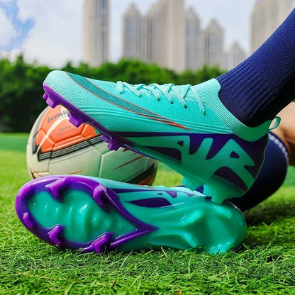 Football Boots Men Training Sport Non-Slip Grass Unisex Outdoor Ultralight Soccer Shoes Sports Shoes Breathable Drop Shipping