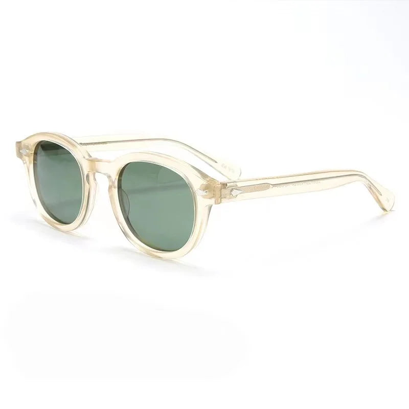 Premium Trendy Polarized Men Women Sun Glasses Vintage Acetate Frames Square Male Couple Eyewear